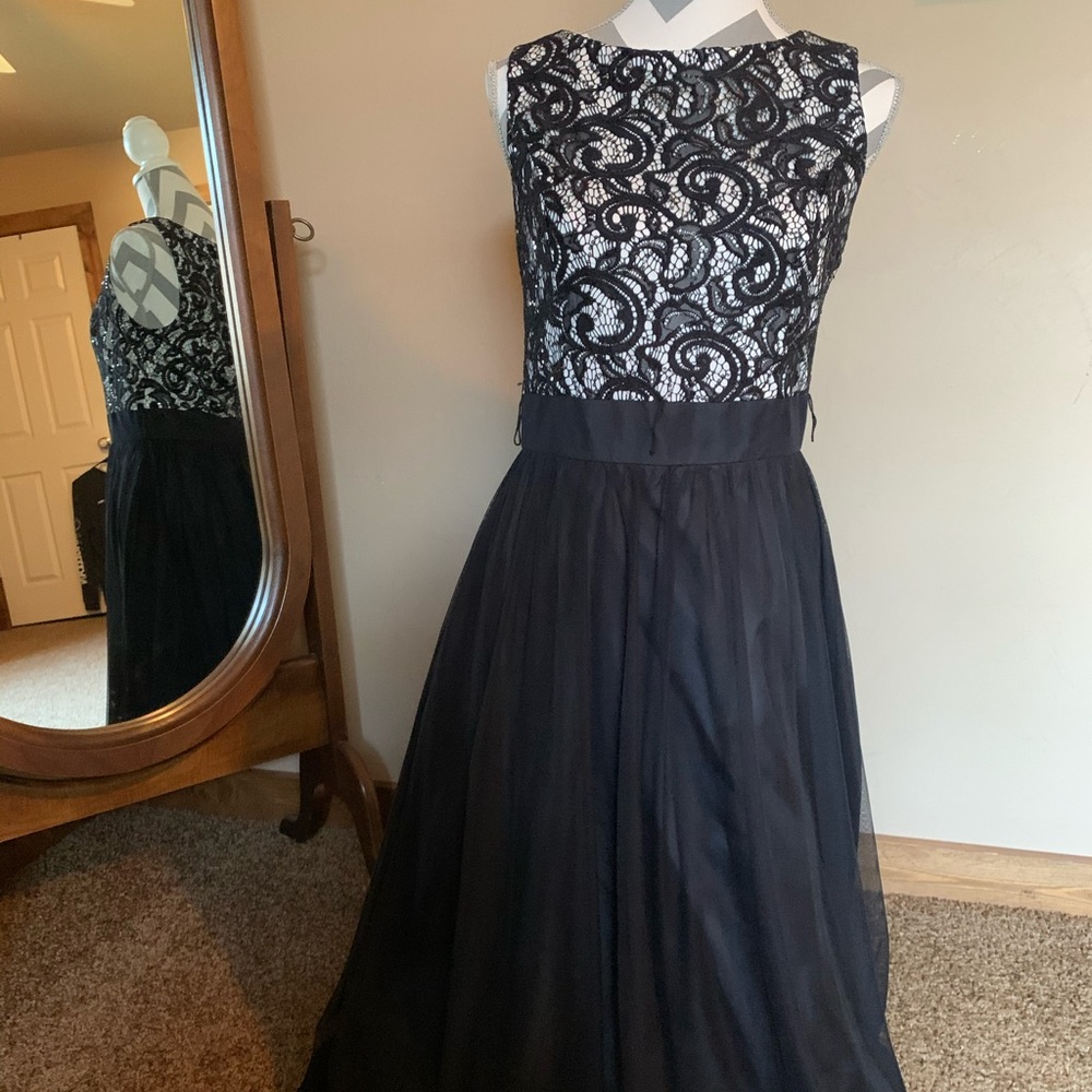 Black formal dress